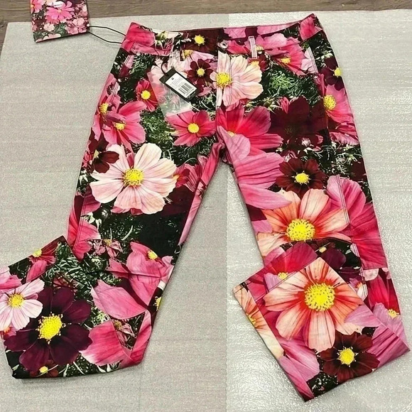 [W28L32] GStar Raw Elwood 5622 3D Mid Waist Boyfriend Floral Pants WMN - Picture 5 of 13